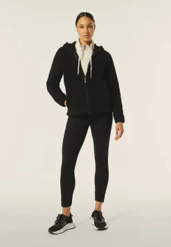 Freddy Felpa donna con cappuccio e zip in tessuto teddy-Donna Ginnastica|Felpe