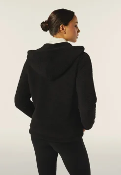 Freddy Felpa donna con cappuccio e zip in tessuto teddy-Donna Ginnastica|Felpe
