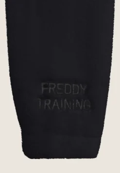 Freddy Felpa donna con cappuccio e zip in tessuto teddy-Donna Ginnastica|Felpe