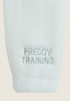 Freddy Felpa donna con cappuccio e zip in tessuto teddy-Donna Ginnastica|Felpe