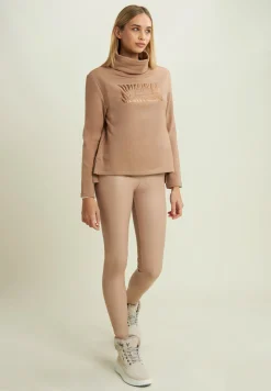 Freddy Felpa donna con logo e strass al centro-Donna Felpe