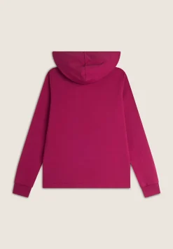 Freddy Felpa donna con zip e cappuccio con interno fantasia paisley-Donna Ginnastica|Felpe