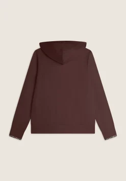 Freddy Felpa donna con zip e cappuccio con interno leopardato-Donna Felpe