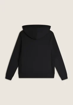Freddy Felpa donna con zip e cappuccio in modal con inserti tricot-Donna Felpe