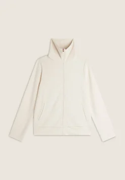Freddy Felpa donna con zip e collo alto in viscosa ottoman cannetè-Donna Felpe