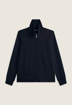 Freddy Felpa donna con zip e collo alto con interno paisley-Donna Felpe|Ginnastica