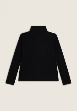 Freddy Felpa donna con zip e collo alto con dettagli animalier-Donna Felpe