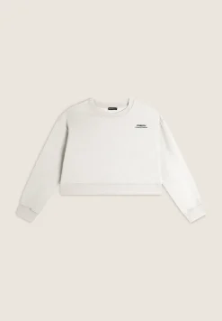 Freddy Felpa donna corta comfort fit in felpa poliestere-Donna Felpe