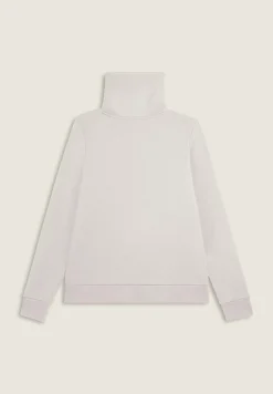 Freddy Felpa donna full-zip con collo alto e inserti micro-trecce-Donna Felpe