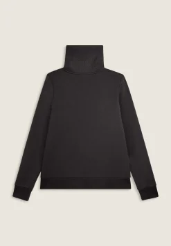 Freddy Felpa donna full-zip con collo alto e inserti micro-trecce-Donna Felpe
