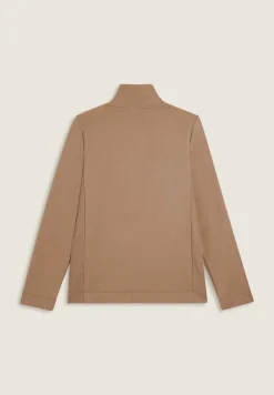 Freddy Felpa donna full-zip con inserti in tessuto micro-trecce-Donna Felpe
