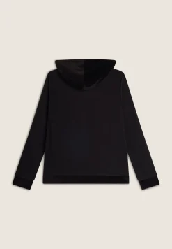 Freddy Felpa donna in viscosa con zip e cappuccio in velluto-Donna Felpe
