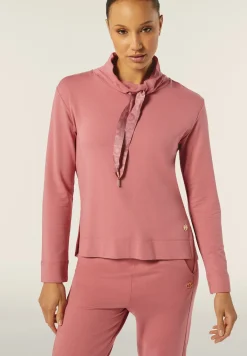 Freddy Felpa donna in viscosa con collo alto regolabile-Donna Felpe