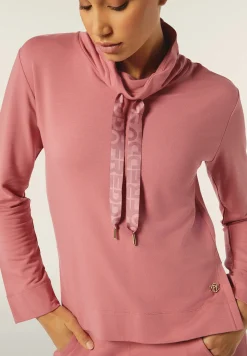 Freddy Felpa donna in viscosa con collo alto regolabile-Donna Felpe