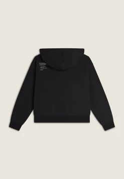 Freddy Felpa donna oversize con cappuccio e scritta sul retro-Donna Felpe