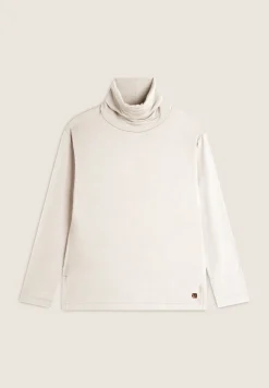 Freddy Felpa donna regular fit in viscosa con collo a tubo-Donna Felpe