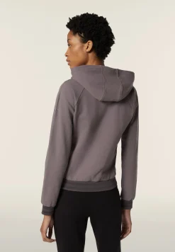 Freddy Felpa donna zip e cappuccio slim fit con tasche a marsupio-Donna Felpe