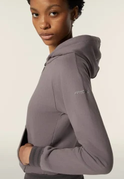 Freddy Felpa donna zip e cappuccio slim fit con tasche a marsupio-Donna Felpe