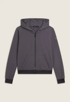Freddy Felpa donna zip e cappuccio slim fit con tasche a marsupio-Donna Felpe