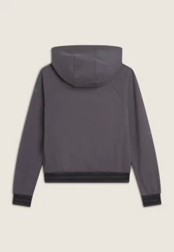Freddy Felpa donna zip e cappuccio slim fit con tasche a marsupio-Donna Felpe