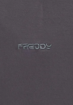 Freddy Felpa donna zip e cappuccio slim fit con tasche a marsupio-Donna Felpe
