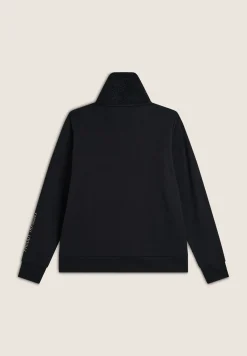 Freddy Felpa donna zip e collo alto con inserti in tessuto teddy-Donna Ginnastica|Felpe