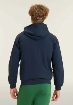 Freddy Felpa full zip con cappuccio in jersey e tasche a marsupio-Uomo Felpe