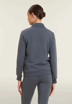 Freddy Felpa full zip con collo alto e inserti geometrici-Donna Ginnastica|Felpe