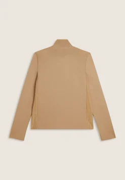 Freddy Felpa full zip in viscosa con inserti in ciniglia-Donna Felpe