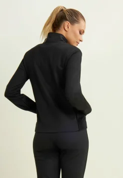 Freddy Felpa full zip in viscosa con inserti in ciniglia-Donna Felpe