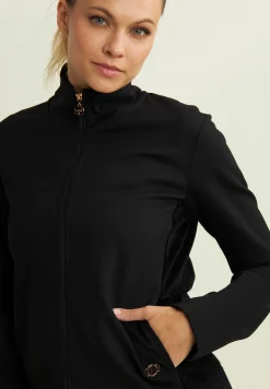 Freddy Felpa full zip in viscosa con inserti in ciniglia-Donna Felpe