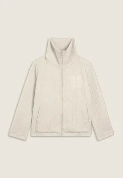 Freddy Felpa full-zip in tessuto tecnico doppio a trecce-Donna Felpe