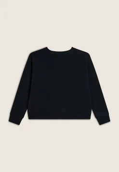 Freddy Felpa girocollo comfort fit da donna corta in vita-Donna Felpe