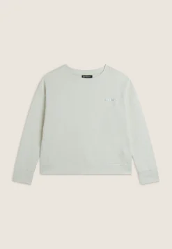 Freddy Felpa girocollo comfort fit da donna corta in vita-Donna Felpe
