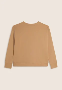 Freddy Felpa girocollo comfort fit da donna corta in vita-Donna Felpe