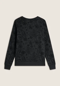 Freddy Felpa girocollo da donna fantasia paisley all-over-Donna Ginnastica|Felpe