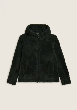 Freddy Felpa in pile sherpa con cappuccio e zip-Donna Ginnastica|Felpe