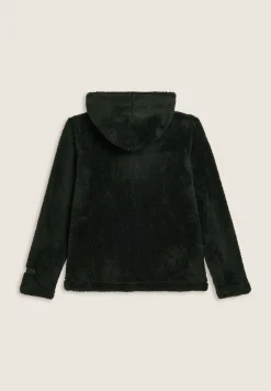 Freddy Felpa in pile sherpa con cappuccio e zip-Donna Ginnastica|Felpe