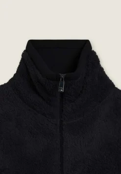 Freddy Felpa in pile sherpa con zip e collo alto-Donna Ginnastica|Felpe