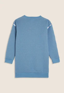 Freddy Felpa maxi Bambina in cotone con effetto lurex- Felpe