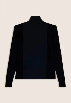 Freddy Felpa slim con zip intera e collo alto-Donna Felpe