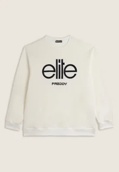 Freddy Felpa Unisex girocollo con grande ricamo Elite-Donna Felpe|Felpe