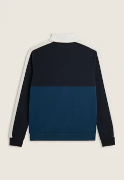 Freddy Felpa Uomo Full-Zip a Blocchi di Colore in Misto Cotone-Uomo Felpe