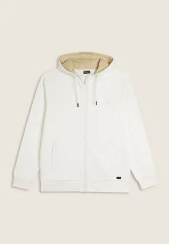 Freddy Felpa Uomo Full-Zip con Cappuccio interno a contrasto-Uomo Felpe