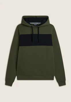 Freddy Felpa Uomo Regular fit con Cappuccio e Design Color Block-Uomo Felpe
