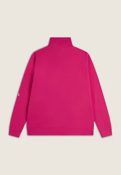 Freddy Felpa zip collo alto con dettagli floreali e stampa su manica-Donna Pilates|Ginnastica
