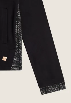 Freddy Felpa zip e cappuccio con retro e cappuccio in jacquard knit-Donna Felpe