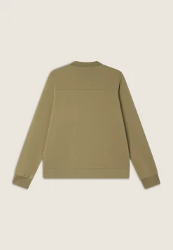 Freddy Felpa zip e collo in costina con dettagli animalier-Donna Felpe