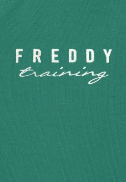 Freddy Felpa zip leggera con cappuccio e dettagli floreali-Donna Pilates|Ginnastica