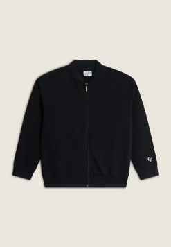 Freddy Felpa Zip stile Bomber da Bambina/Bambino in Cotone- Felpe